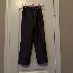 James Morgan Dark Gray Pinstripe Dress Pants Size L